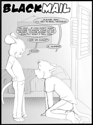 Furry gay Comic - Blackmail