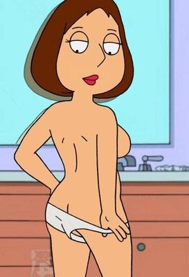 Meg Griffin casi desnuda