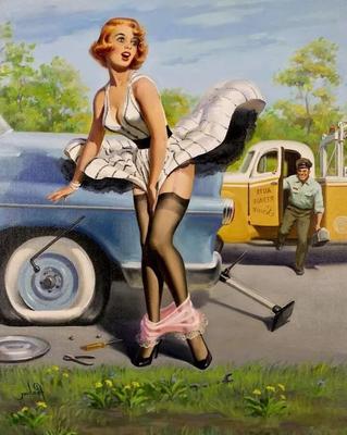 Art Frahm�s �Falling Panties series