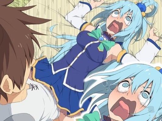 Konosuba Aqua sexo pic