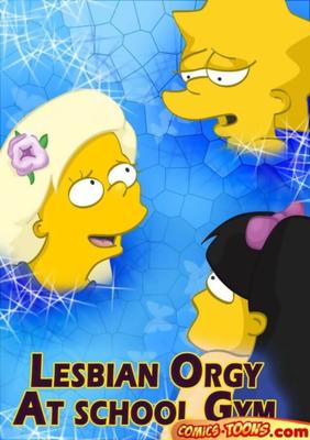 Les Simpsons - Orgie lesbienne dans la salle de sport