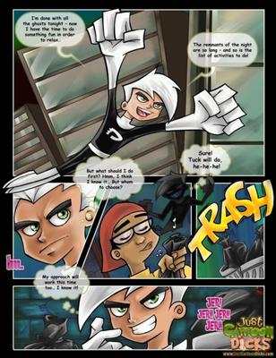 Cómic gay de Danny Phantom - Danny y Tucker