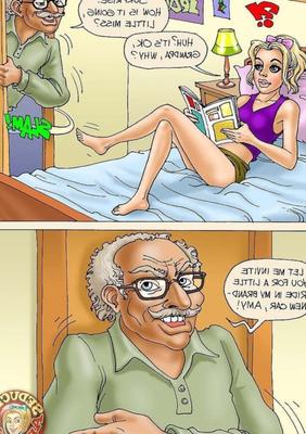 Seduced Amanda - Grandpa And His New Ride