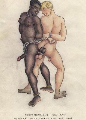 dibujos animados gay negros vintage