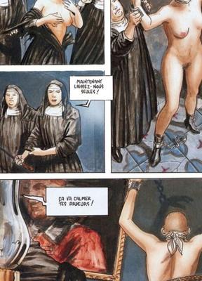 Dibujado a ser sucio: las monjas se deleitan en una orgía