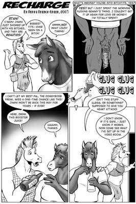 Furry Straight Comic - Recharge