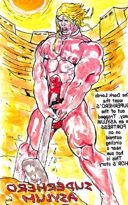 Manflesh Adult Gay Thor Domination comic books