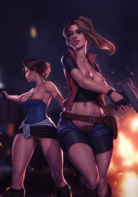 Resident Evil weibliche/Futa-Versionen