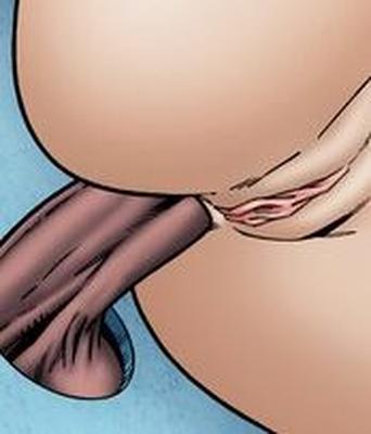 Lois Lane gets anal and a facial cumshot in glory hole action!