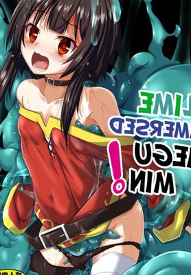 Megumin immergé dans du slime