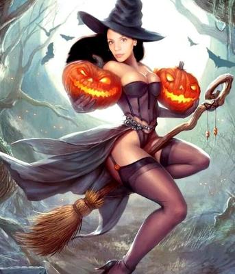 "Una bruja hechizante para Halloween II - Feliz Halloween