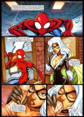 Peter Parker trompe Mary Jane avec Black Cat