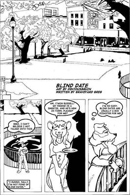 Furry Gay Comic – Blind Date