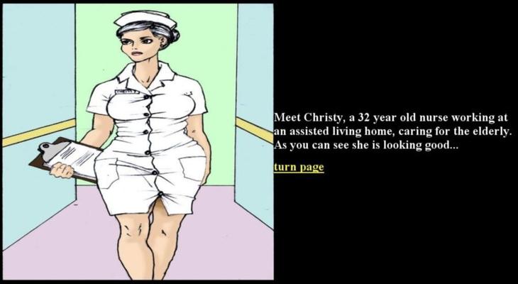 Interracial Cartoon - Nurse Christy