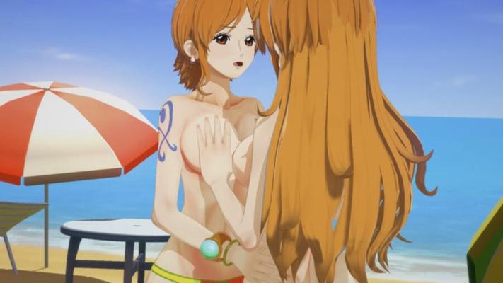 One Piece Lesbian Selfcest – Nami x Nami