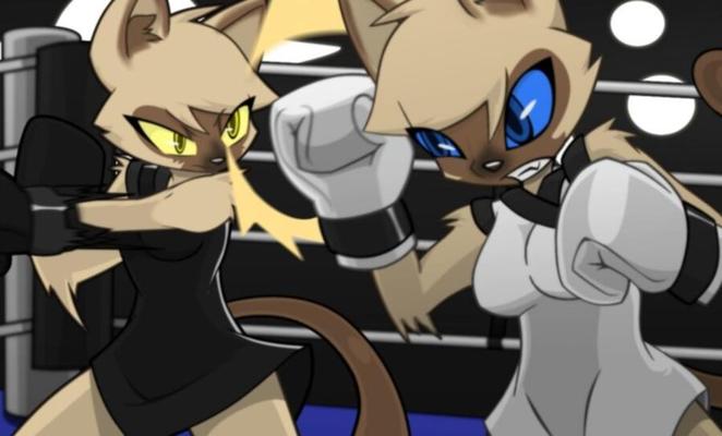 Furry Fighting (Lesben / Sexfight / Boxen)