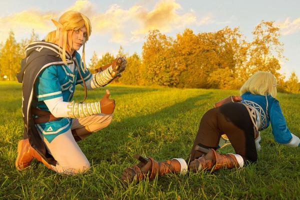 Sehr heißer Zelda-Cosplayer