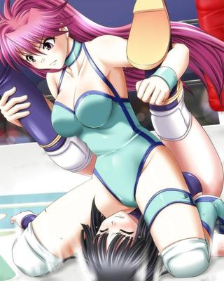 Hentai Lesben-Catfight-Bilder