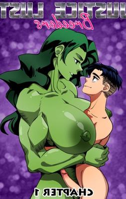 Justice Lust Breeders # - Super Boy and She Hulk