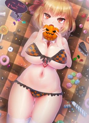 Chicas desnudas sexys en Halloween