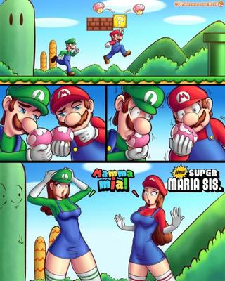 Cómic de Nintendo - Supert Maria Sis