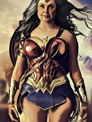 Mulher Maravilha e Mulheres do Universo DC como GILFs, MILFs