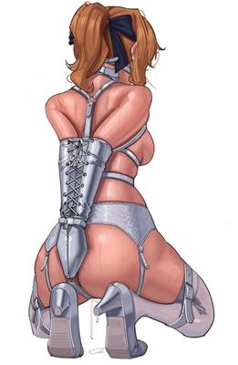 Bondage - Cartoon & D - women in BDSM troubles --