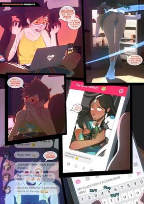 Cómic de Overwatch - El reloj femenino