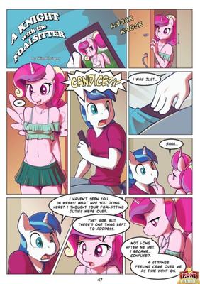 MLP Comic Um Cavaleiro com o Foalsitter