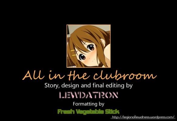 Todos na sala do clube K-ON!! 