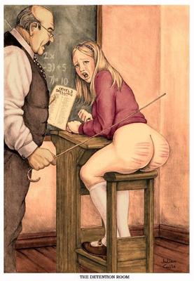 SPANKING AND PUNISHMENT ARTWORK BUCH V