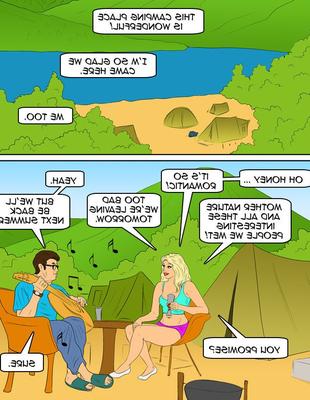 Hotwife cartoon series: Camping fun