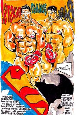 Manflesh Adult Gay Super Hero Domination Comic-Bücher