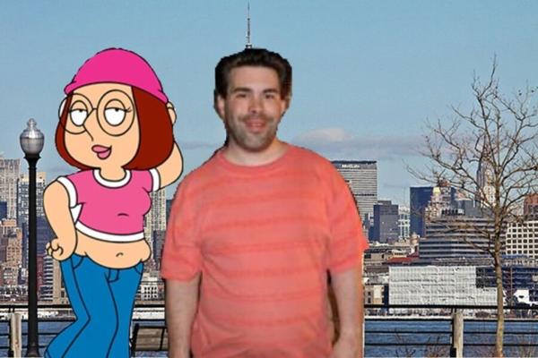 fakes of me with meg griffin and Hayley smith by me