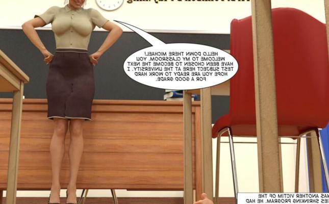 The female Teacher and the human Dildo