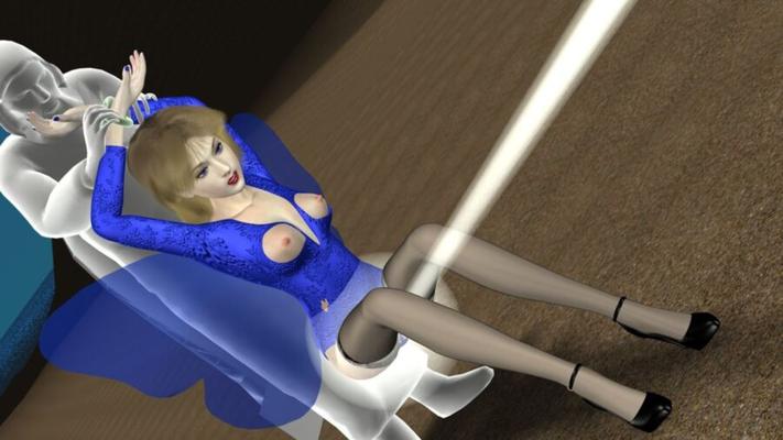 Light House II --Angel in Leotard Pantyhose and Heels