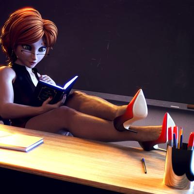 Cass - Sexy Teacher Photoshoot