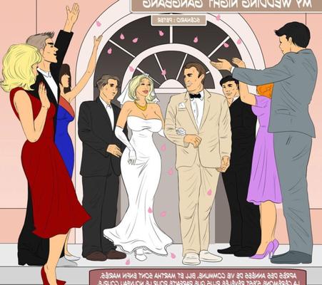 [HotWifeComics] My Wedding Night Gangbang [French]