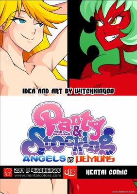 Panty y medias Ángeles vs Demonios