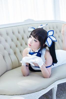 asian girl Cosplay Hestia