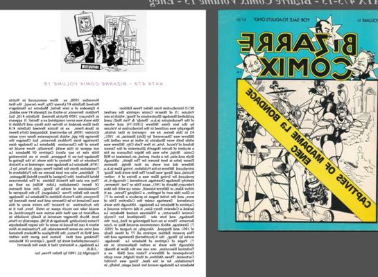 KATX - - Bizarre Comix Vol - Eneg