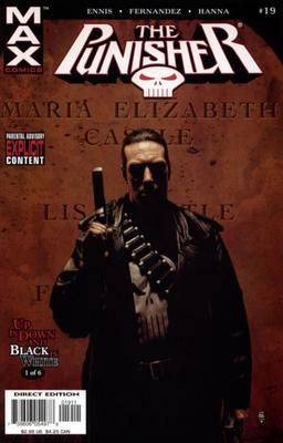 Punisher, arriba es abajo y el negro es blanco.