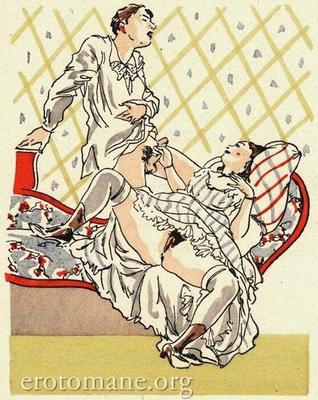 EROTIC VINTAGE DRAWING