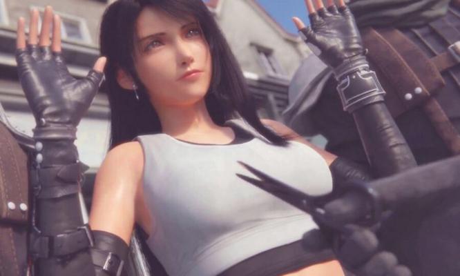 Tifa Lockhart entkleidet