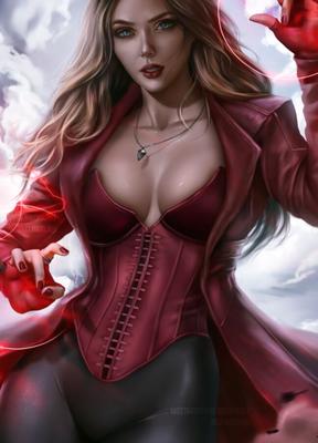 Wanda Maximoff, também conhecida como Feiticeira Scarlett (Vingadores)