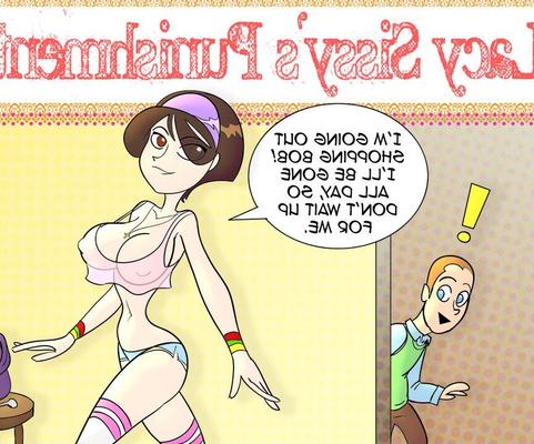 Dessins animés dentelle ballbusting