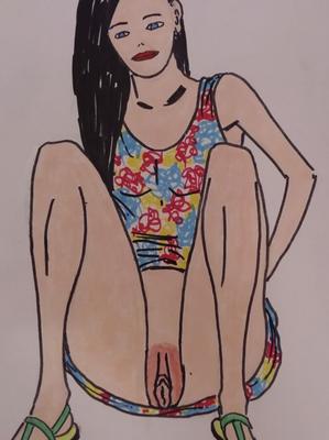 FLASHING- BABES FLASHING - VIVID COLOR DRAWINGS