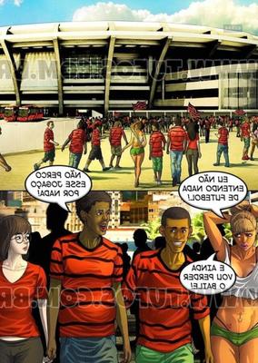 Caricatura: Familia Favela - FLA x FLU no Maracana (PT-BR)