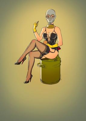 Armee-Pin-Up