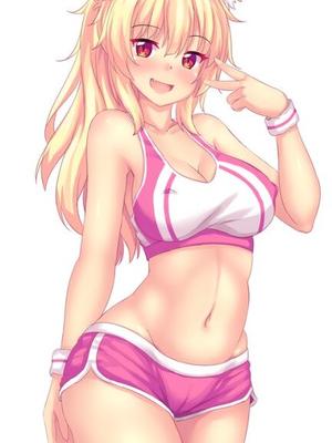 Fille Anime Neko Blonde